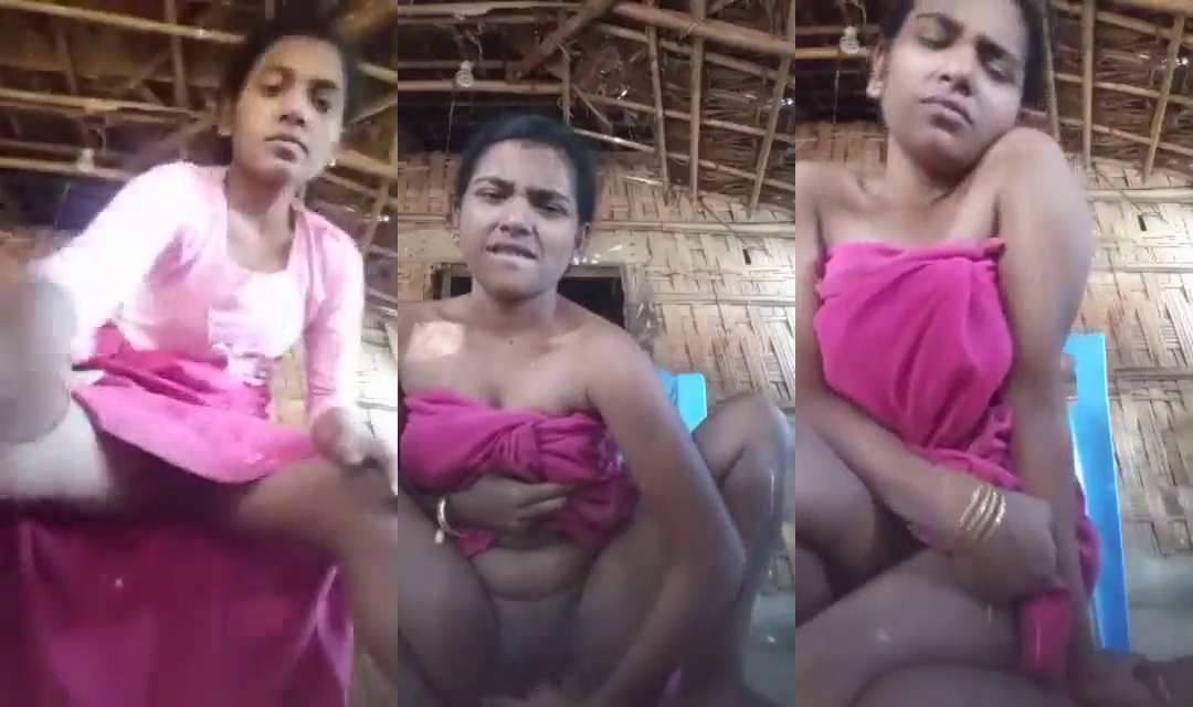 Village Horny Girl Fingering and Nude XXX